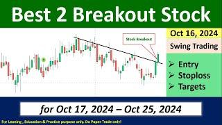 Swing Trade Stocks for 17 Oct - 25 Oct 2024 | Best 2 Breakout Stock | Swing Trading Ideas