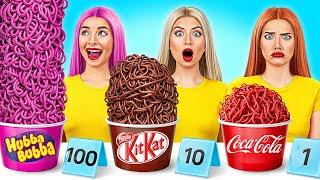 تحدي 100 طبقة من الطعام | لحظات مضحكة Multi DO Challenge