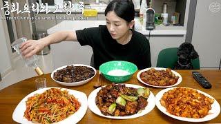 Real Mukbang:) A mukbang full of super simple spicy Chinese food!  ft. kaoliang liquor