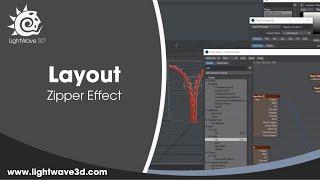 Lightwave 3D Zipper Effect