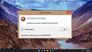 Cannot Connect to Printer 0x00004005 in Windows 10/11 FIX [Tutorial]