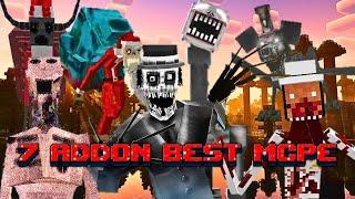 !TOP 7! HORROR ADDON FOR BEDROCK/MCPE SILHOUETTE,THE BATH (LINK ️ IN DESCRIPTION)