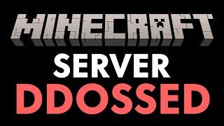 My Minecraft Server Got DDOSSED, This Is What Really Happened...