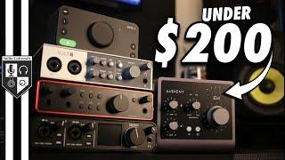 Best Audio Interfaces with a $200 Budget