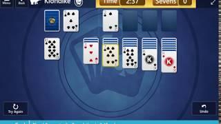 Star Club\Klondike\Expert II: Play 4 Sevens to the Foundation in 2:40 or less