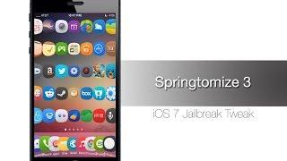 Springtomize 3 - iOS 7 Jailbreak Tweak: Hands-on - iPhone Hacks