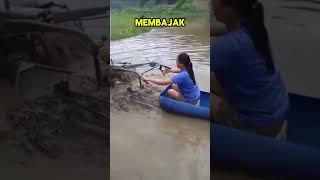 Cara membajak sawah agar tidak kotor