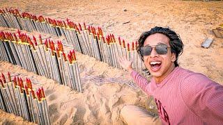 200 Rockets at once  റോക്കറ്റ് എല്ലാം ഒരുമിച്ച് കത്തിച്ചപ്പോൾ 