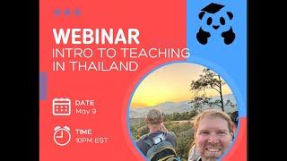 Advice for how to Thrive and Get a Job Teaching in Thailand