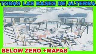  TODAS las BASES de ALTERRA en SUBNAUTICA BELOW ZERO [MUY FACIL +INDICE +COORDS +MAPAS 2022] 