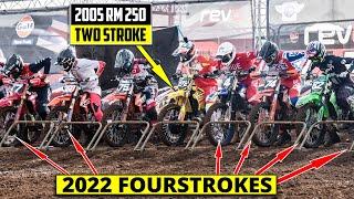 17-Year-Old RM 250 Two Stroke Races National Championship vs. Modern 4 Strokes!