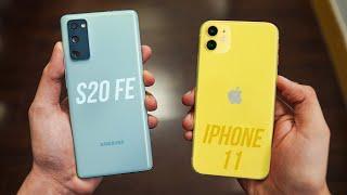 Samsung Galaxy S20 FE vs iPhone 11 - Clean Sweep!