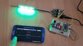 RGB LED Sign Module with Bluetooth Control