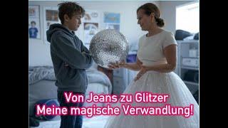  Von Jeans zu Glitzer – Meine magische Verwandlung! 