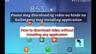 Paano mag download ng video gamit ang savefrom.net,  How to download video  (with English subtitle)
