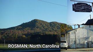 Rosman, North Carolina - Downtown Driving Tour presented by Tomorrow's History TV