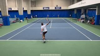 The Danish Beast August Holmgren (ATP 180) too powerful for Enzo Couacaud | French Interclubs Pro A