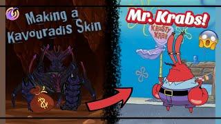 ~Making a Kavouradis Skin~ Mr. Krabs!  || Creatures of Sonaria