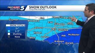 TIMELINE: Oklahoma could see accumulating snow later this week