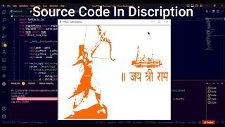 Shri Ram Navami Using Python Turtle Code | Python Programming Hub