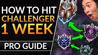 How I Hit CHALLENGER in a WEEK: Best Tips you MUST ABUSE to Rank Up | League of Legends Pro Guide