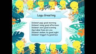 Lagu greeting | Pembelajaran bahasa Inggris kelas 1 SD