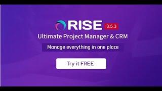 How to Install  RISE Php Script - Free Ultimate Project Manager & CRM Solution