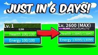 How To Level Up TO MAX LEVEL FAST In Just ONE WEEK! (Blox Fruits)