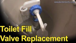 TOILET FILL VALVE REPLACEMENT - Plumbing Tips