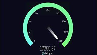 Speedtest 20Gbps connection!