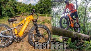 This Puppy Flies! 30mph Electric Full Suspension Fatbike Testing - The PUCKIPUPPY FLAMINGO!