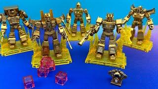 TRANSFORMERS BLOKEES GOLDEN LAGOON G1 SHINY MODEL KIT ACTION FIGURE COLLECTION