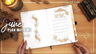 June BuJo Plan With Me | Monthly Bullet Journal Set Up 