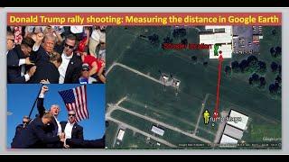 Donald Trump Rally Shooting: Measuring how close was it in Google Earth Pro