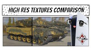 War Thunder PS5 High Resolution Textures Pack Comparison Hangar