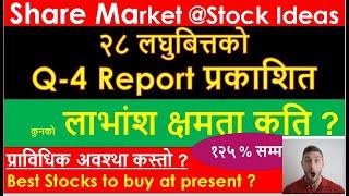 कुन लघुवित्तको लाभांश क्षमता कति ?प्राविधिक अवश्था कस्तो ?Nepali Share Market News।stock ideas