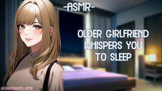 [ASMR] [ROLEPLAY] older girlfriend whispers you to sleep and holds you (binaural/F4A)