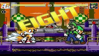 MUGEN Request: Tails (Resentone) and Tails (Valgallah) VS Super Luigi and Super Better Luigi