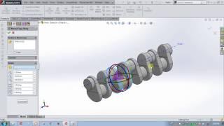 TUTORIAL SOLIDWORKS MEMBUAT CRANKSHAFT FORMULA 1/ MIRROR PART. LINEAR PATTERN. MOVE,ROTATE OBJECK