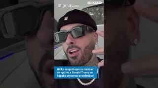 Nicky Jam se arrepiente de apoyar a Donald Trump, y esta fue la razón | El Diario