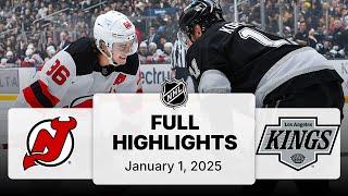 NHL Highlights | Devils vs. Kings | January 01, 2025