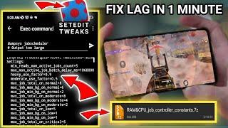 REDUCE ANDROID JOB Schedule to fix LAG & FPS DROP for gaming on any device | setedit tweaks