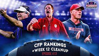 THE SEC IS CHAOS + IS INDIANA COOKED WITH A LOSS?: CFB PLAYOFF TOP 25 REACTION