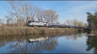 Amtrak Empire Service #283 in the Pine Bush Near West Albany, NY