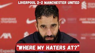 “Where are my haters now?” - Ruben Amorim Post Match Interview - Liverpool 2-2 Manchester United