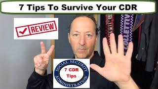 2022 CDR Update - 7 Tips For Surviving Your Social Security Disability Review