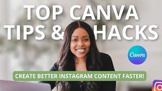 How to Create Better Instagram Content in Canva (in less time!) | CANVA FEATURES YOU NEED TO KNOW
