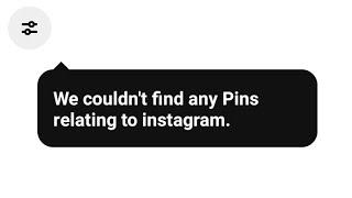 Pinterest We couldn't find any pin problem  | pinterest not working today | pinterest server down