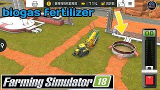 How to make biogas fertilizer in fs 18 , Biogas fertilizer technology how to use ?