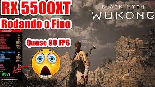 Teste RX 5500XT Black Myth Wukong.